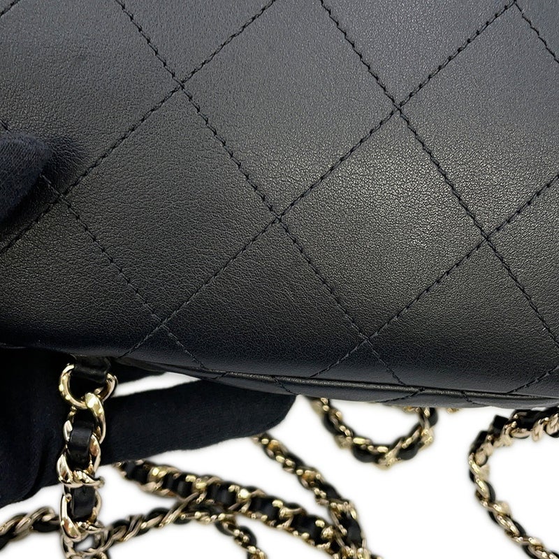 シャネル リュック ココマーク マトラッセ バックパック カーフレザー AS4342 CHANEL バッグ 黒