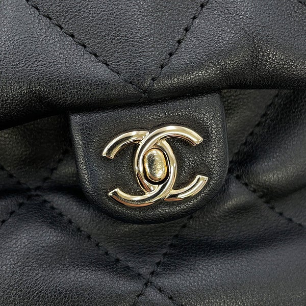 シャネル リュック ココマーク マトラッセ バックパック カーフレザー AS4342 CHANEL バッグ 黒