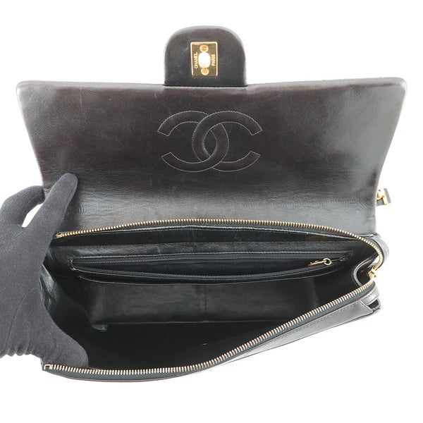 シャネル リュック ココマーク マトラッセ バックパック ラムスキン CHANEL バッグ 黒