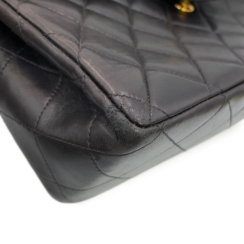 シャネル リュック ココマーク マトラッセ バックパック ラムスキン CHANEL バッグ 黒