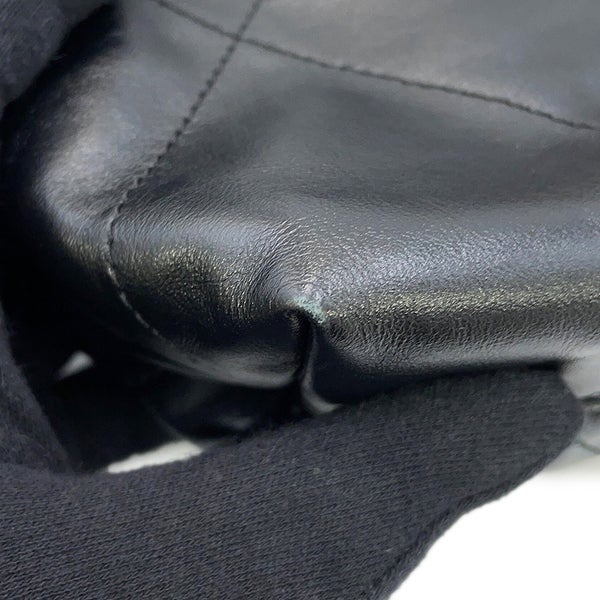 シャネル ハンドバッグ シャネル22 シャイニーカーフレザー AS3261 CHANEL 黒