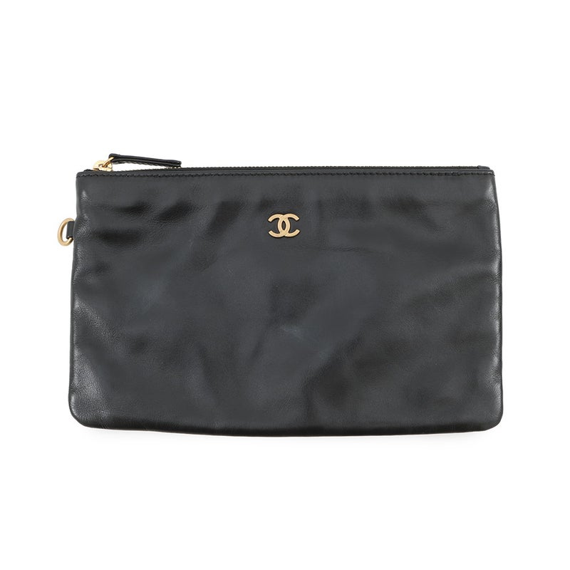 シャネル ハンドバッグ シャネル22 シャイニーカーフレザー AS3261 CHANEL 黒