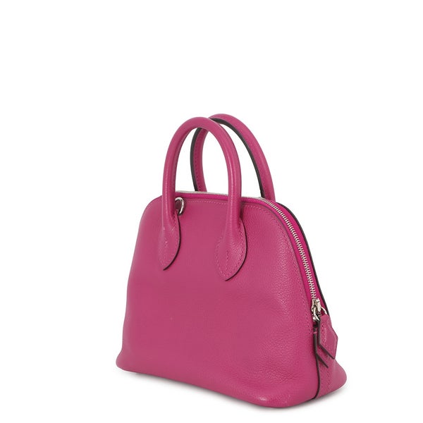 エルメス ボリード1923 ミニ ローズパープル/シルバー金具 エバーカラー C刻印 ２wayショルダー