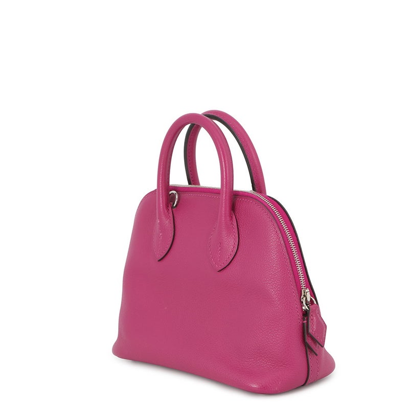 エルメス ボリード1923 ミニ ローズパープル/シルバー金具 エバーカラー C刻印 ２wayショルダー