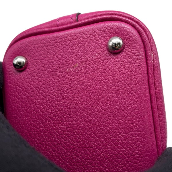 エルメス ボリード1923 ミニ ローズパープル/シルバー金具 エバーカラー C刻印 ２wayショルダー