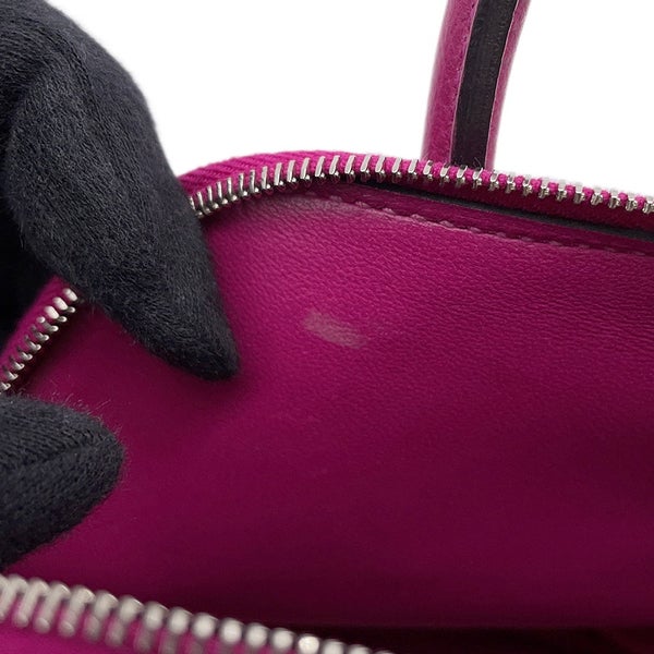 エルメス ボリード1923 ミニ ローズパープル/シルバー金具 エバーカラー C刻印 ２wayショルダー