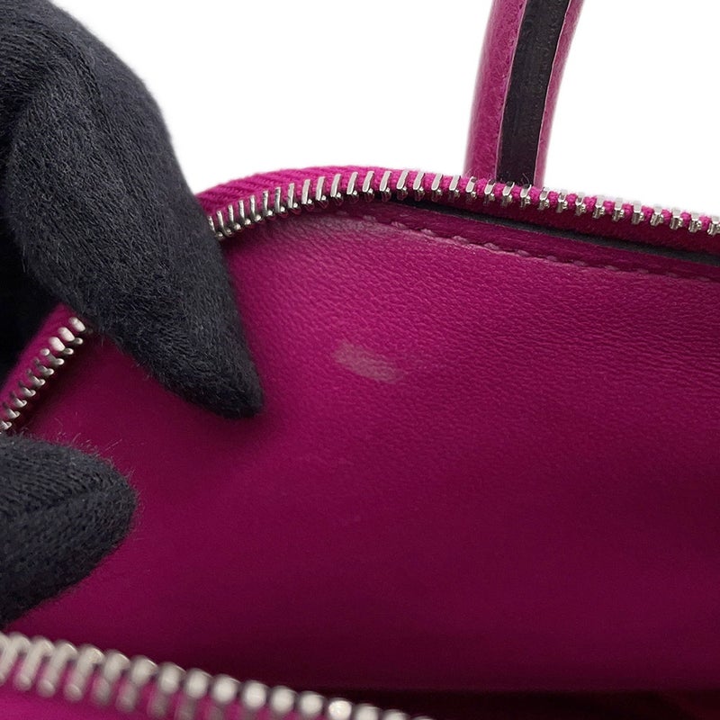 エルメス ボリード1923 ミニ ローズパープル/シルバー金具 エバーカラー C刻印 ２wayショルダー