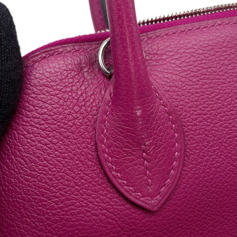 エルメス ボリード1923 ミニ ローズパープル/シルバー金具 エバーカラー C刻印 ２wayショルダー