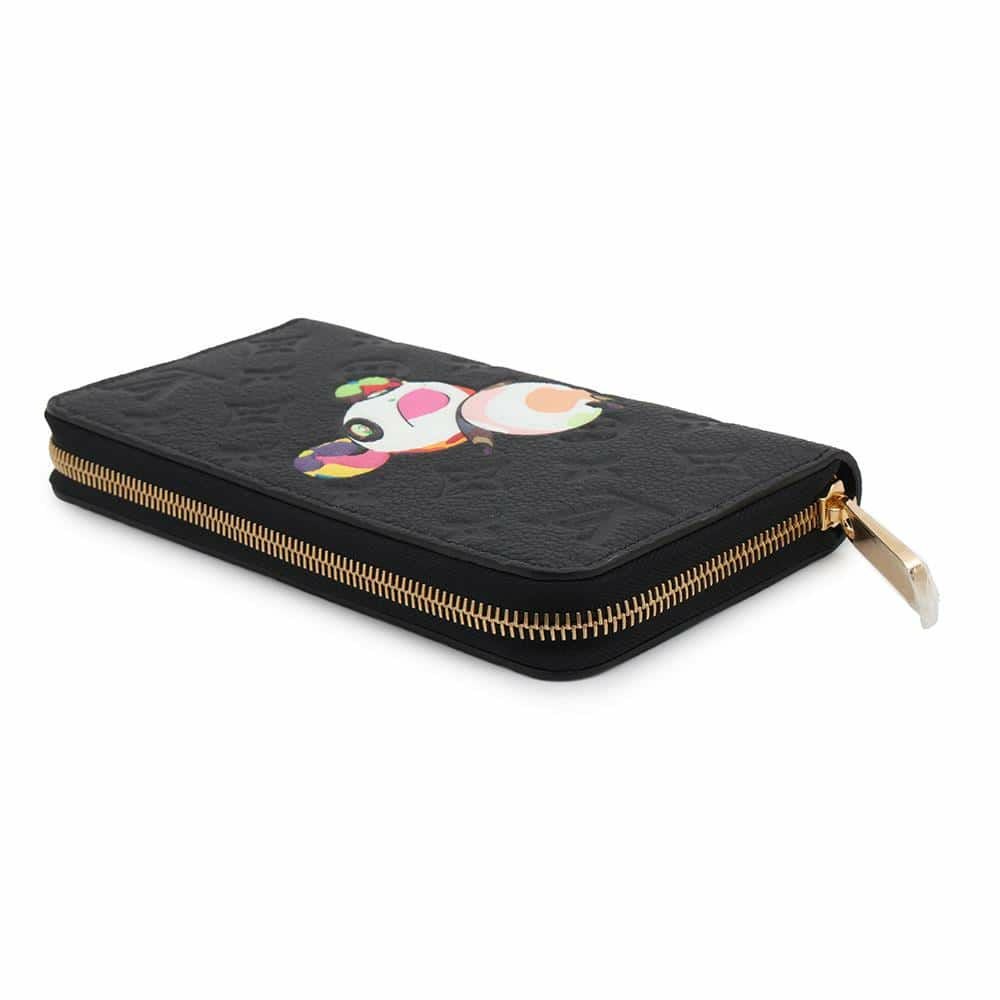 ルイヴィトン 長財布 モノグラム・アンプラント LV × TM ジッピー