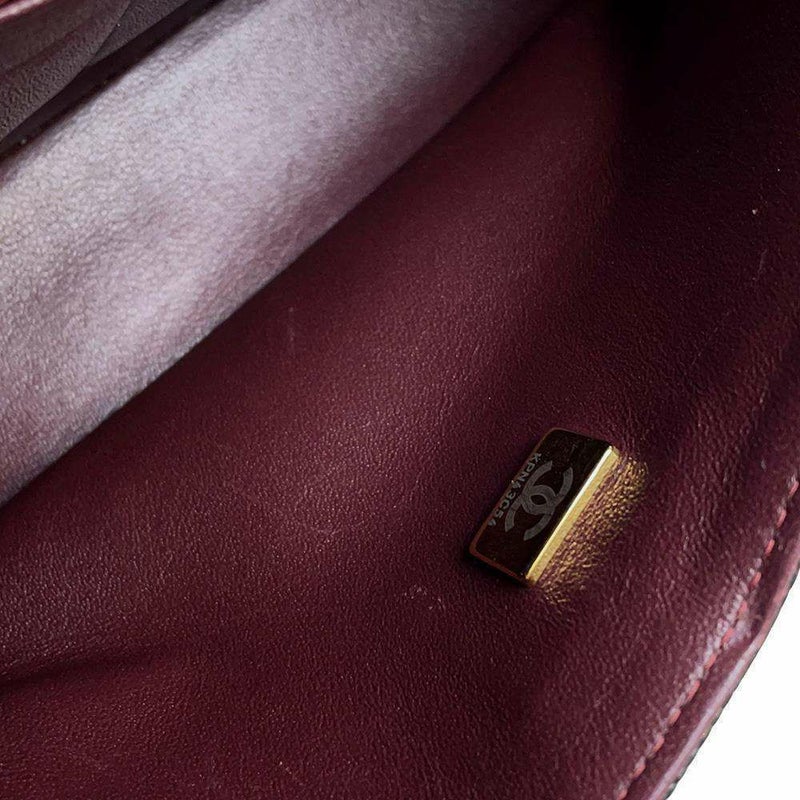 シャネル チェーンショルダーバッグ マトラッセ25 ココマーク キャビアスキン ダブルチェーン A01112 CHANEL 黒