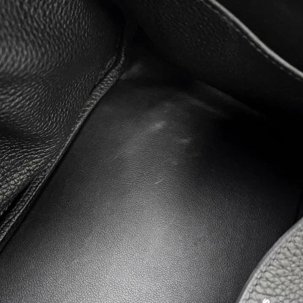 エルメス ハンドバッグ リンディ30 ブラック/シルバー金具 トリヨンクレマンス C刻印 2wayショルダー 黒