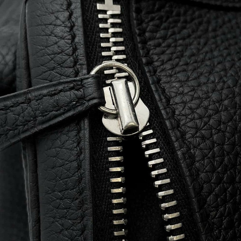 エルメス ハンドバッグ リンディ30 ブラック/シルバー金具 トリヨンクレマンス C刻印 2wayショルダー 黒