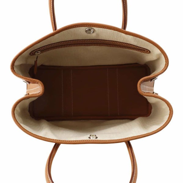 エルメス トートバッグ ガーデンパーティTPM ゴールド/シルバー金具 ネゴンダ W刻印