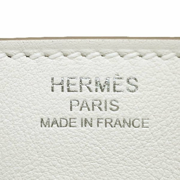 エルメス バーキン25 グリスペール/シルバー金具 スイフト W刻印 HERMES Birkin ハンドバッグ