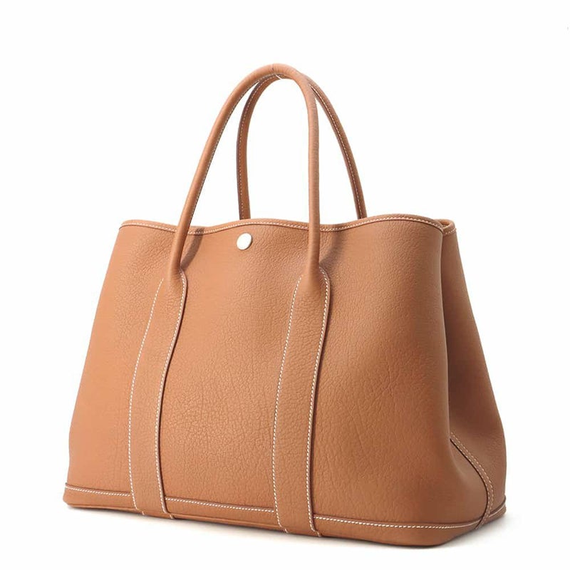 エルメス トートバッグ ガーデンパーティPM ゴールド/シルバー金具 ネゴンダ B刻印