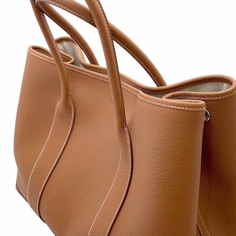 エルメス トートバッグ ガーデンパーティPM ゴールド/シルバー金具 ネゴンダ B刻印