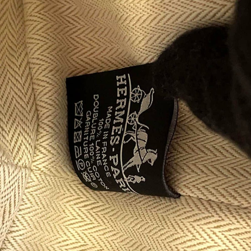 エルメス ポーチ ブリッド・ア・ブラックPM オ・カレ フォーヴ/シルバー金具 キャンバス HERMES ポーチ