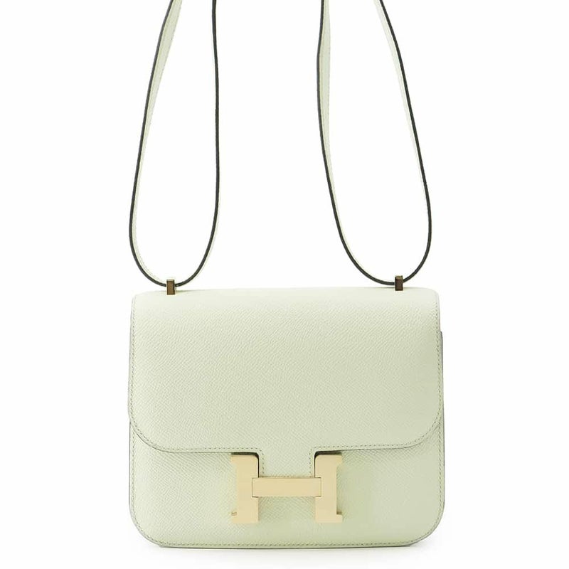 エルメス ミニ コンスタンス3 ミロワール ヴェールフィズ/シャンパンゴールド金具 エプソン B刻印