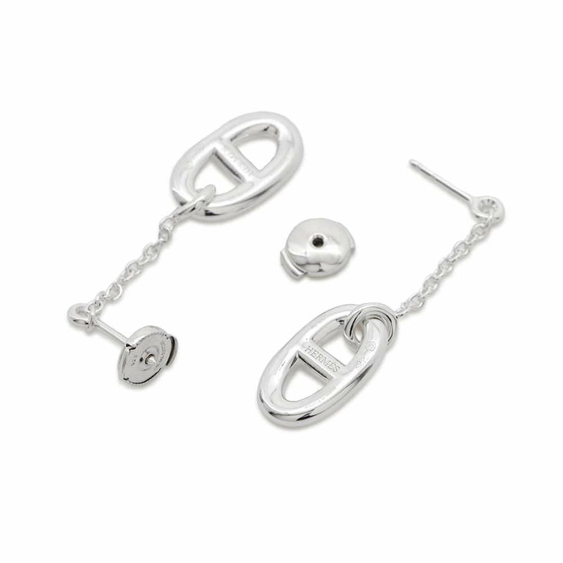 エルメス ピアス ファランドール シェーヌダンクルモチーフ SV925 シルバー Farandole HERMES ジュエリー