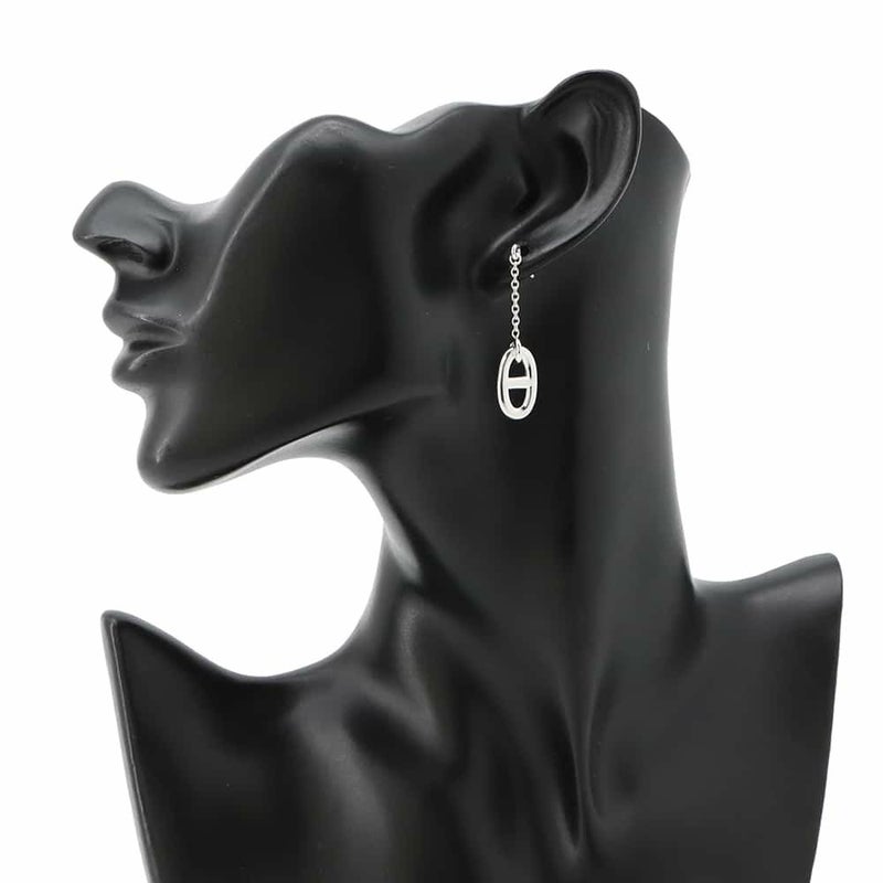 エルメス ピアス ファランドール シェーヌダンクルモチーフ SV925 シルバー Farandole HERMES ジュエリー