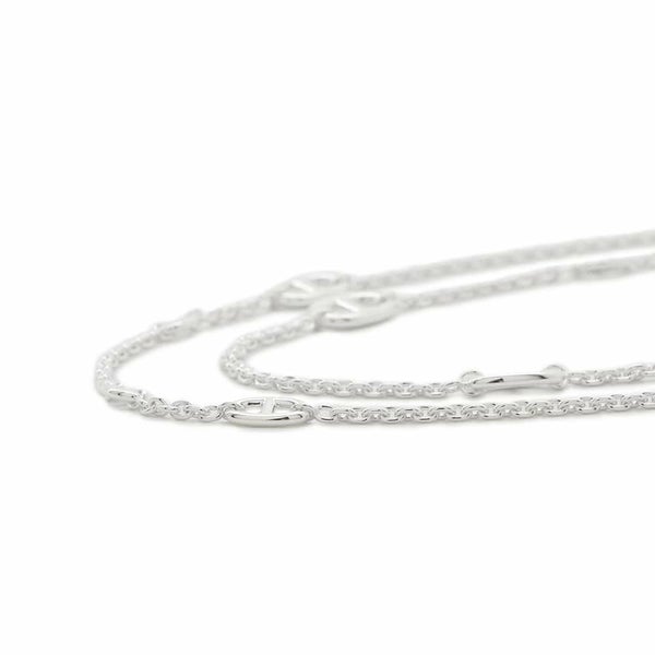 エルメス ネックレス シェーヌダンクル ファランドール 120 SV925シルバー HERMES ジュエリー