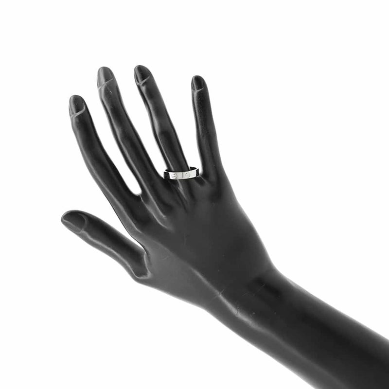 カルティエ リング ミニ ラブリング K18WGホワイトゴールド リングサイズ57 B4049657 Cartier ジュエリー
