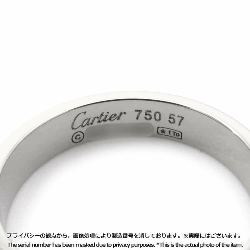 カルティエ リング ミニ ラブリング K18WGホワイトゴールド リングサイズ57 B4049657 Cartier ジュエリー