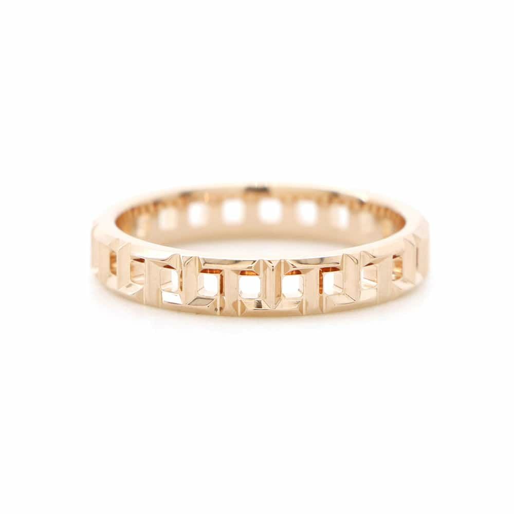 TIFFANY&Co. トゥルー ナロー リング ローズゴールド 10号 ティファニー リング Tトゥルー ナロー リング K18PGピンクゴールド
