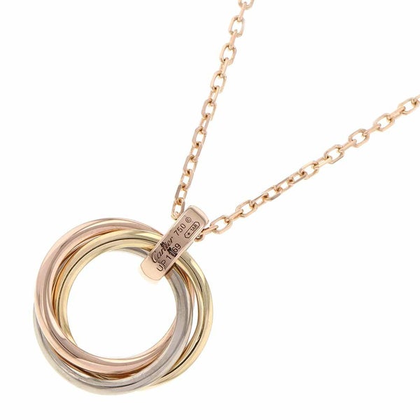 カルティエ ネックレス トリニティ ダイヤモンド5P 0.06ct K18PG/K18YG/K18WG B7058700 Cartier ペンダント