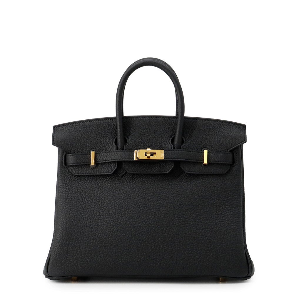 エルメス バーキン25 ブラック/ゴールド金具 トゴ W刻印 HERMES Birkin