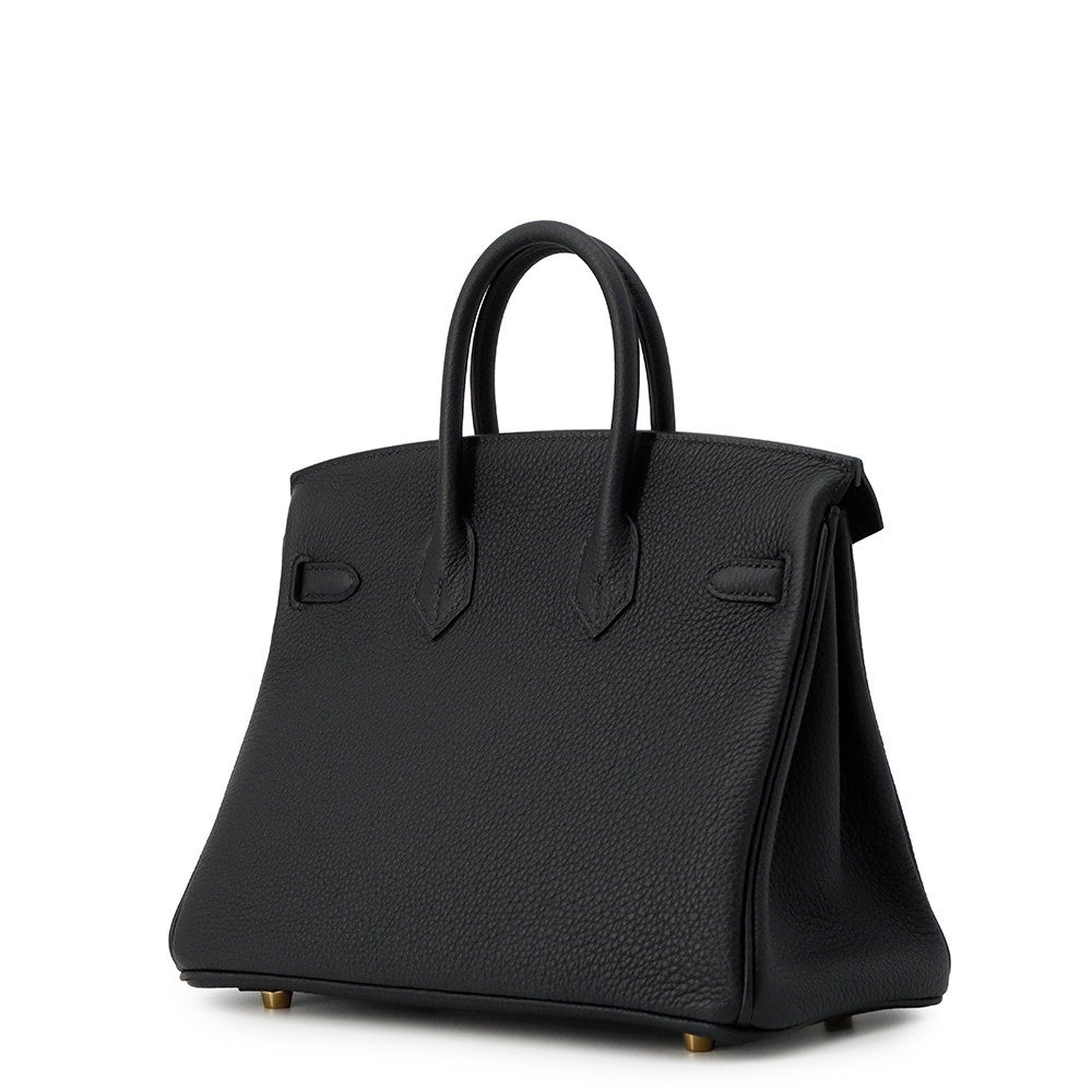 エルメス バーキン25 ブラック/ゴールド金具 トゴ W刻印 HERMES Birkin