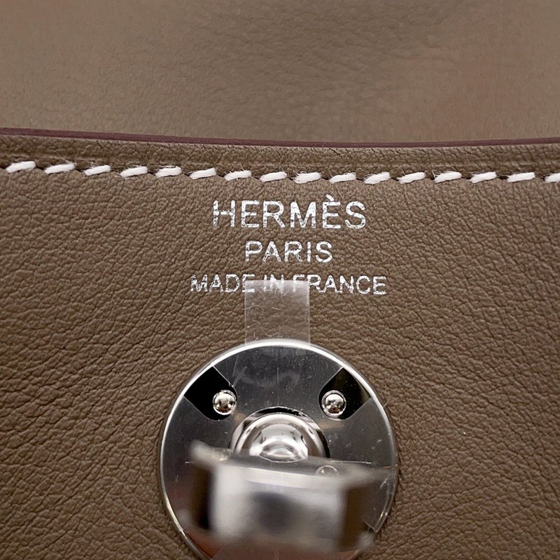 エルメス リンディ ミニ  エトゥープ/シルバー金具 スイフト G刻印 ２wayショルダー