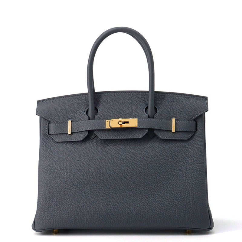 エルメス バーキン30 グリミスティ/ゴールド金具 トゴ G刻印 HERMES Birkin ハンドバッグ