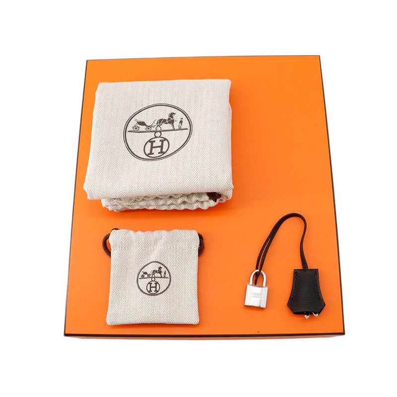 エルメス バーキン25 ブラック/シルバー金具 トゴ K刻印 HERMES Birkin ハンドバッグ 黒