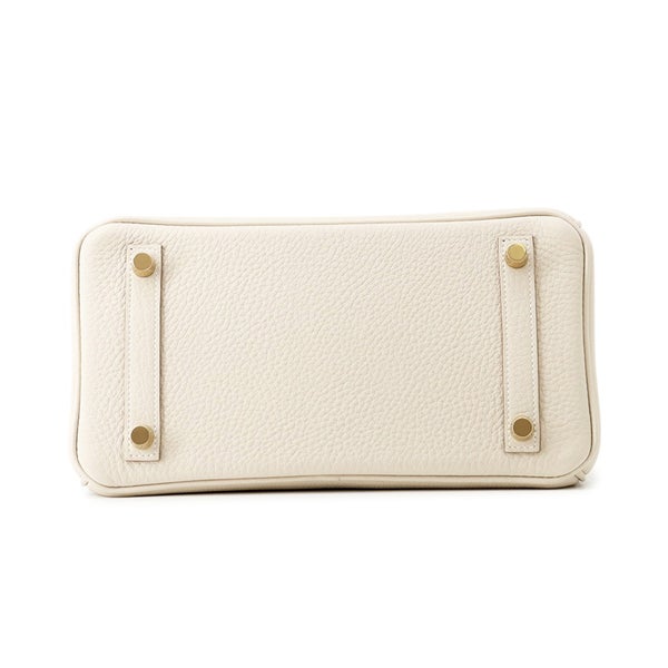 エルメス バーキン25 クレ/ゴールド金具 トゴ G刻印 HERMES Birkin ハンドバッグ