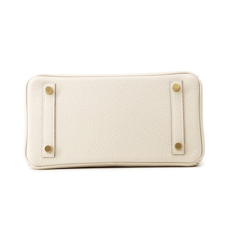 エルメス バーキン25 クレ/ゴールド金具 トゴ G刻印 HERMES Birkin ハンドバッグ