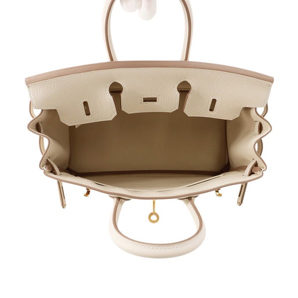 エルメス バーキン25 クレ/ゴールド金具 トゴ G刻印 HERMES Birkin ハンドバッグ