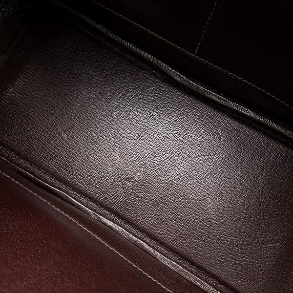 エルメス ハンドバッグ プリュム28 エベンヌ/ゴールド金具 ニロティカスマット □F刻印 HERMES バッグ