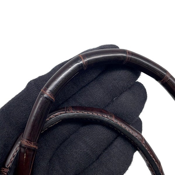 エルメス ハンドバッグ プリュム28 エベンヌ/ゴールド金具 ニロティカスマット □F刻印 HERMES バッグ