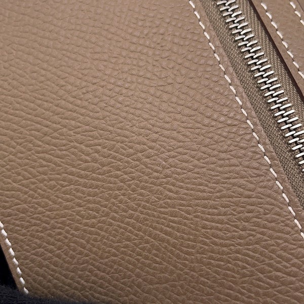 エルメス 長財布 ベアンスフレ エトゥープ/シルバー金具 エプソン B刻印 財布