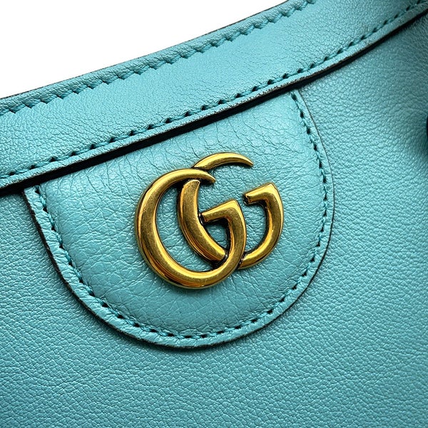 グッチ ハンドバッグ ダイアナ ミニ GG レザー/バンブー 655661 GUCCI 2wayショルダー