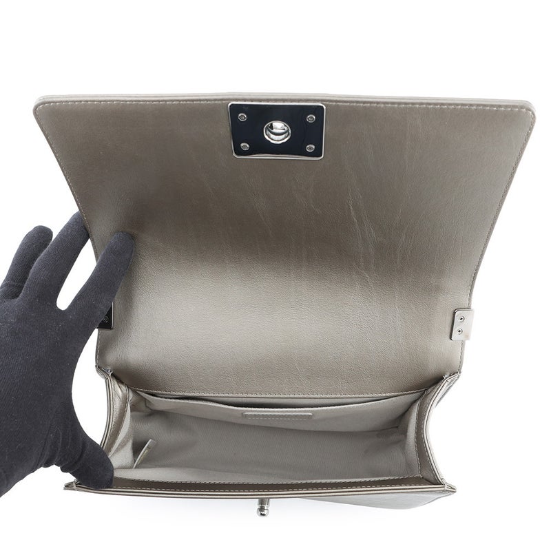 シャネル チェーンショルダーバッグ ボーイシャネル ヴィンテージカーフ A67086 CHANEL バッグ