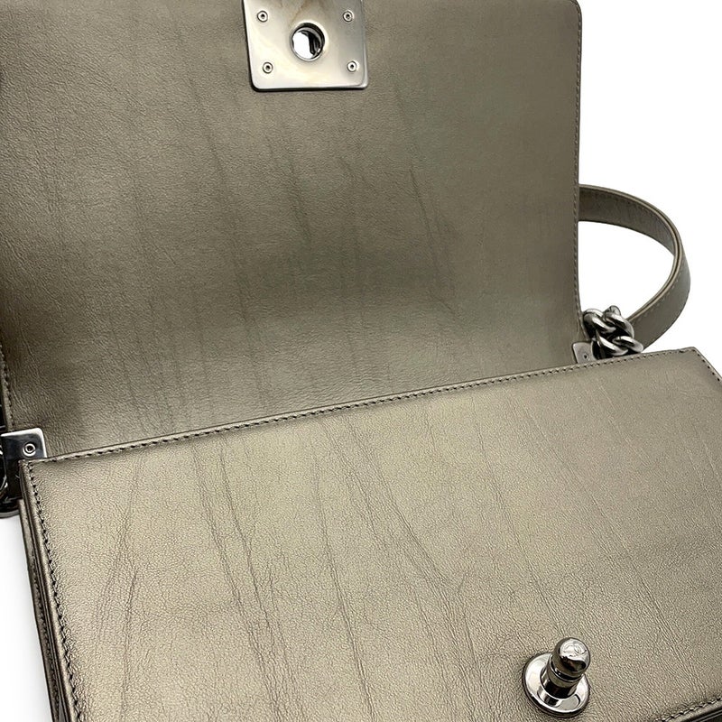 シャネル チェーンショルダーバッグ ボーイシャネル ヴィンテージカーフ A67086 CHANEL バッグ