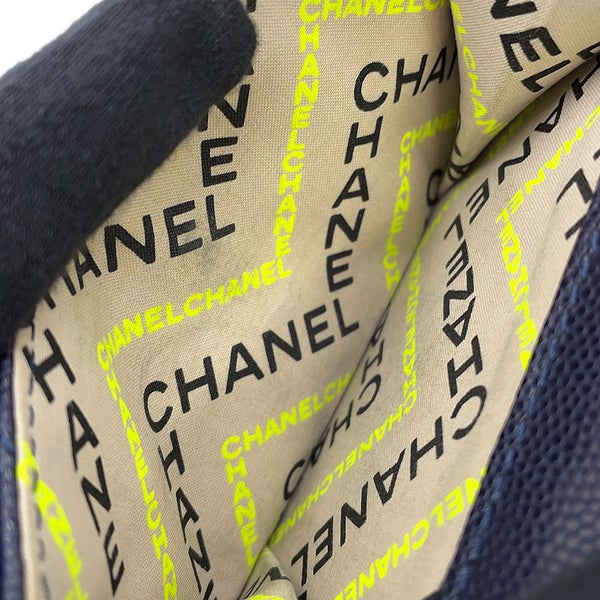 シャネル 三つ折り財布 マトラッセ ココマーク スモールフラップ キャビアスキン AP4319 CHANEL