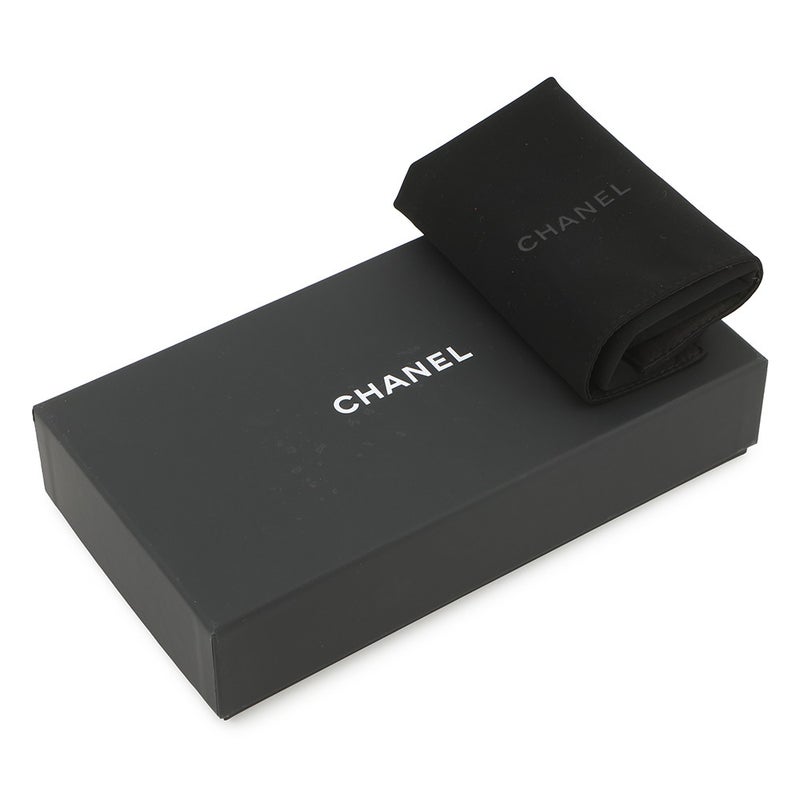 シャネル 長財布 マトラッセ ココマーク ロングウォレット キャビアスキン AP4327 CHANEL 白