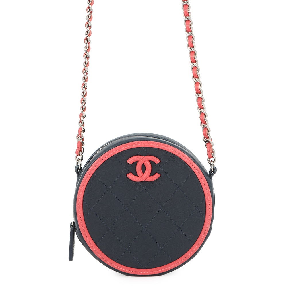 シャネル ラムスキン マトラッセ チェーン ショルダー バッグ ココマーク CHANEL（シャネル） マトラッセ ココマーク チェーン ショルダーバッグ