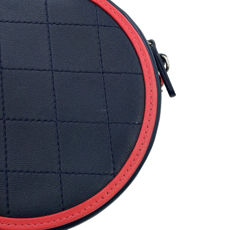 シャネル チェーンショルダーバッグ マトラッセ ココマーク ラウンド ラムスキン AP0060 CHANEL