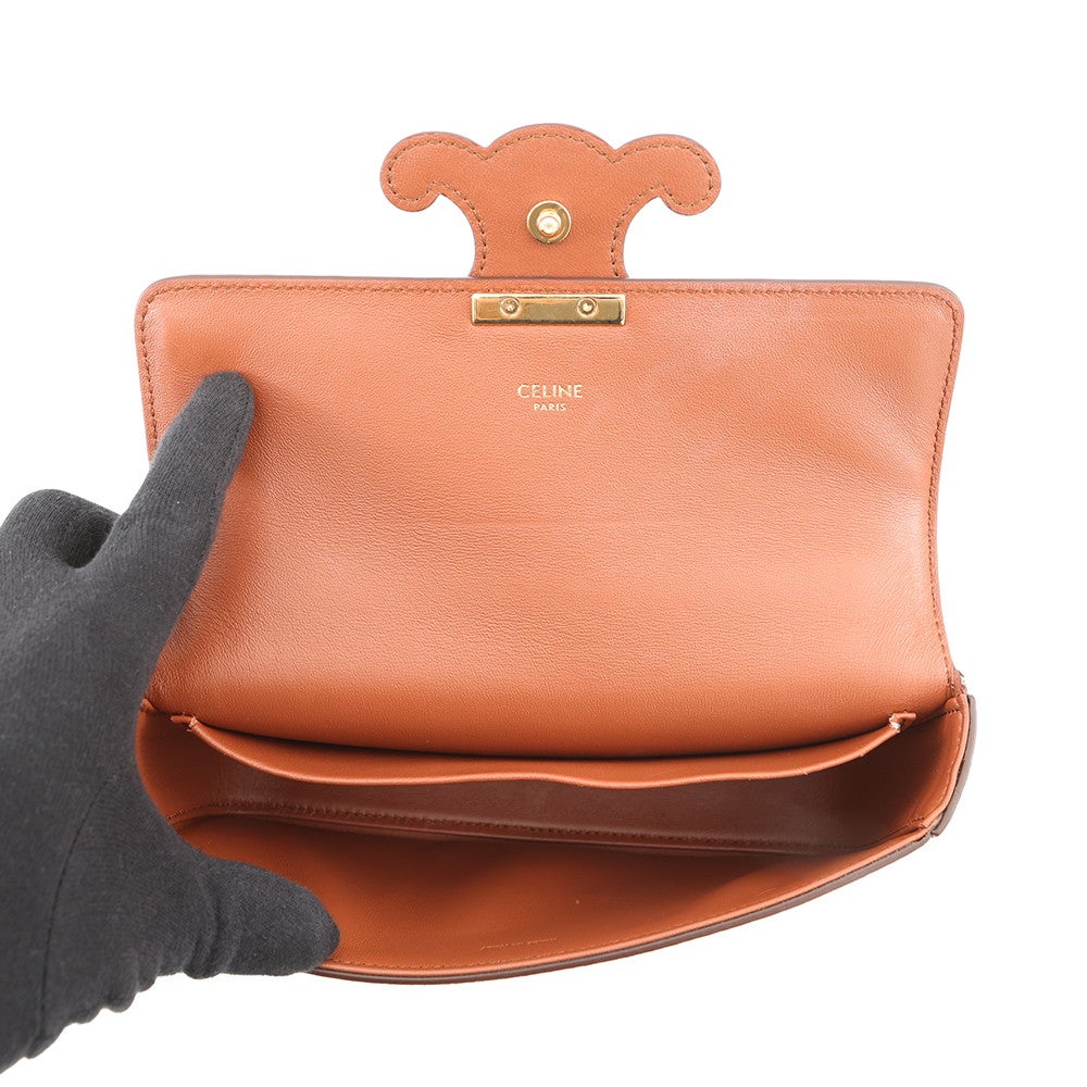 CELINE セリーヌ  パイソン ショルダーバッグ ブラウン  レザー バケツ 63xvj6 CELINE セリーヌ パイソン ショルダーバッグ ブラウン レザー バケツ
