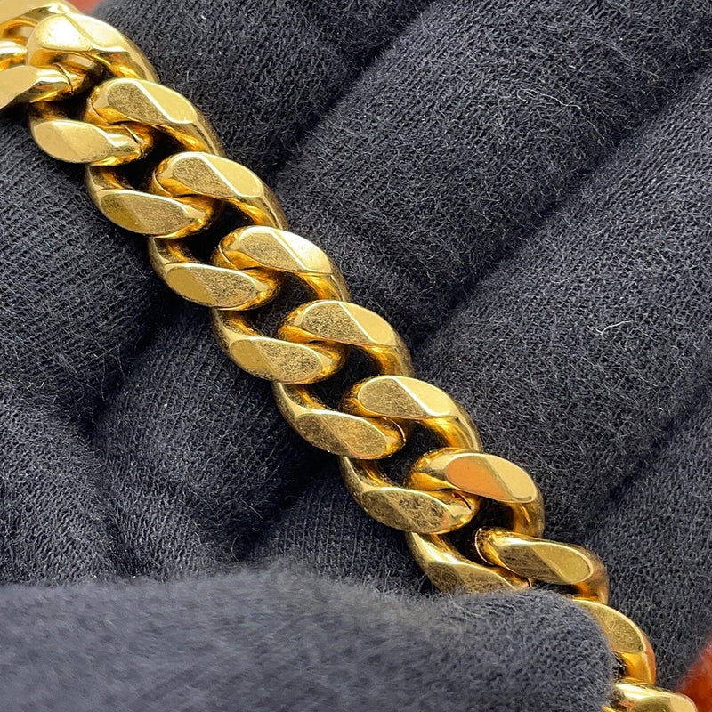 セリーヌ チェーンショルダーバッグ トリオンフ パイソン 199244 CELINE ブラウン