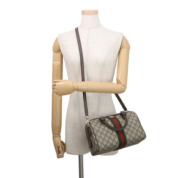 グッチ ハンドバッグ オフィディア ミディアム ボストンバッグ GGスプリーム/レザー 836825 GUCCI 2wayショルダー